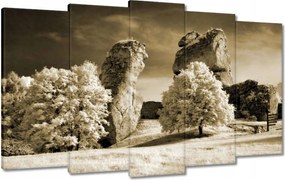 Vászonkép 100x60 Kastélykert