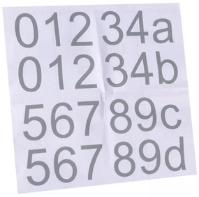 Lucide 27881/06/30 - LED házszám THESI LED/6W/230V IP54