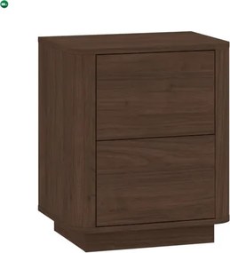 MOCHA BEDSIDE TABLE 2S