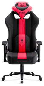 Diablo X-Player 2.0 szövet gamer szék Nagy méret: kármin-antracit