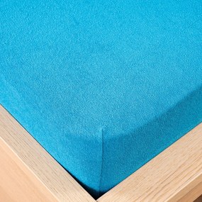 4Home frottír lepedő sötétkék, 160 x 200 cm