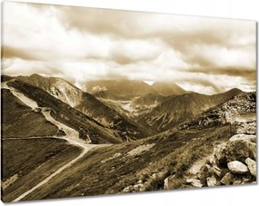 Képek 100x70 Tátra Lengyel hegyek Kilátás