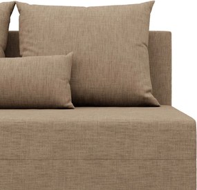 Nobu sarokkanapé, fonott, univerzális oldal, bézs