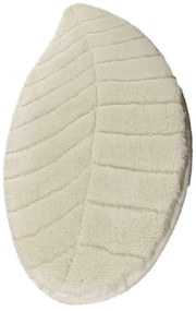 Krémszínű fürdőszobai kilépő 60x100 cm Jungle Leaf – Foutastic