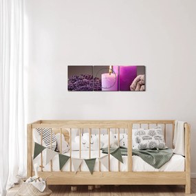 Kép spa dolgokról (órával) (90x30 cm)