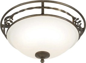 ELSTEAD PB-F-A-BLK-GOLD PEMBROKE Klasszikus Mennyezeti Lámpa Fehér, Fekete, Arany E27 IP20
