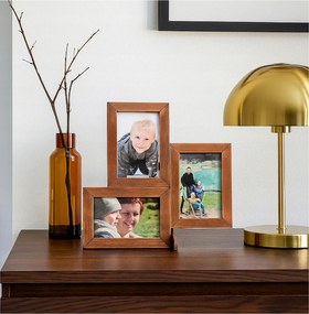 Képkeret Fenyőfa fotókeret Multirama 10x15cm Ajándék