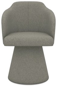 Szürke kárpitozott étkezőfotel Kanoa – Makamii