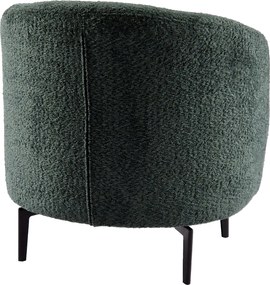 Fotel, zöld/fekete, PRESO