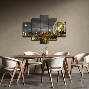 Óriáskerék a szürkületbe képe (150x105 cm)