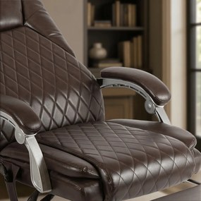 GIORGIO forgó masszázsfotel, barna