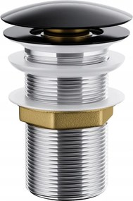 Mosdó dugó Corsan klikk csaptelep kerek fekete