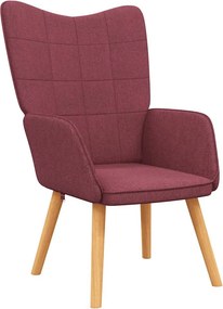 vidaXL bordó szövet pihenőfotel