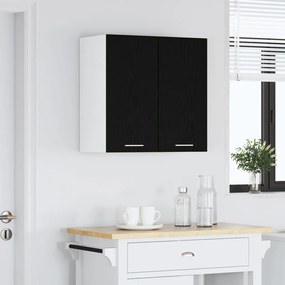 Fekete tölgy függő szekrény 60x31x60 cm Műgyantából készült