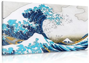 Kép reprodukció Kanagawa nagy hulláma - Kacušika Hokusai