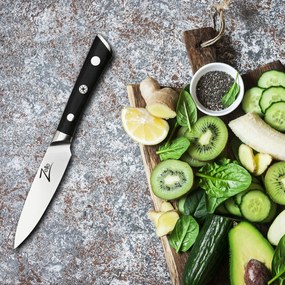 Zelite Infinity by Klarstein Razor-Edge, 4" hámozókés, 59 HRC, rozsdamentes acél