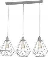 Karo függőlámpa 3xE27 szürke vezetékes W-l 1311/3 Gr