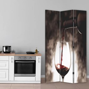 Gario Paraván Ideje egy pohár bornak Méret: 145 x 170 cm, Kivitelezés: Klasszikus paraván