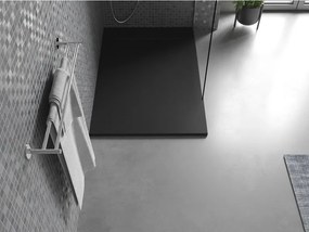 Mexen Otto téglalap alakú SMC zuhanytálca 100 x 90 cm, fekete - 4N709010