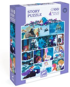 Mese puzzle - A szépség és a szörnyeteg, 100 db-os - Beauty and the Beast