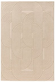 Wool Rug Nuria Beige 160x230 cm