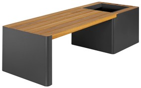 Pad önötőzős vilaghőrseppel WOODGREEN - Hobby Flower szín: fekete/natúr fa