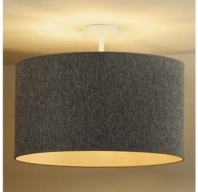 Duolla - Felületre szerelhető csillár ROLLER ECO RECYCLING 1xE27/15W/230V átm. 45 cm szürke