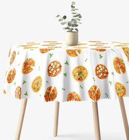 Goldea kör alakú teflonos terítő - ízletes pizza Ø 100 cm