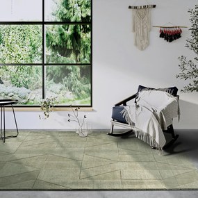 Zöld kézi szövésű gyapjú szőnyeg 160x230 cm Ursule – Villeroy&amp;Boch