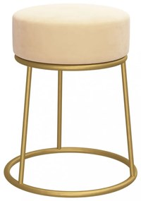 barackszínű kerek bársonyülőke