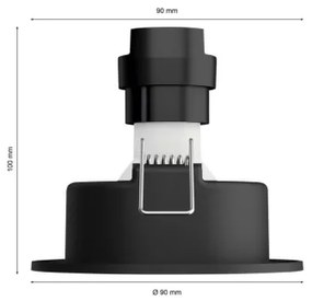 Philips - KÉSZLET 3xLED RGBW Dimmelhető függesztett mennyezeti lámpa Hue CENTURA 1xGU10/4,2W/230V