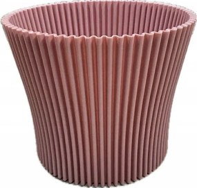 Műanyag kaspó rózsaszín Don-Plast 14,5 cm x 17 x 14,5 cm