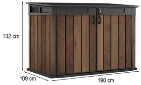 Signature műanyag kerti tároló 2020 L