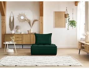 Sötétzöld zsenília fotel Elisa – Bobochic Paris