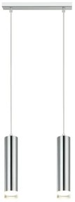 Csillár zsinóron ARMIN 2xGU10/10W/230V fényezett króm