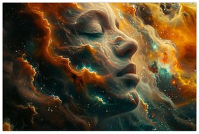 Kép - Arc az űrben (90x60 cm)