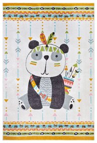 Krémszínű gyerek szőnyeg 160x235 cm Panda – Hanse Home