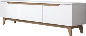 Dite White and Walnut TV-asztal
