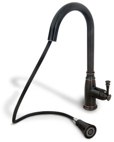 Konyhai csaptelep Rea Deco old high black