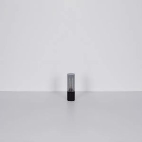 Globo 21000TB - Érintős asztali lámpa ANNIKA 1xE27/25W/230V átm. 9 cm fekete