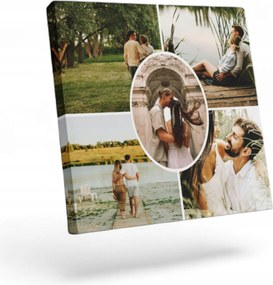 Fotó-vászonkép Az Ön fotója 60x60 Kollázs Varázsló Minták 5 Fotó