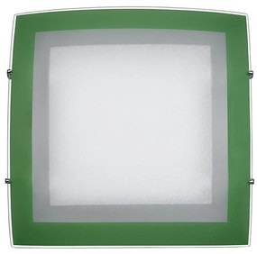 PREZENT 45001 - ARCADA mennyezeti lámpa 2xE27/60W zöld