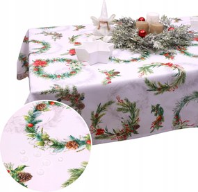 Abrosz Karåcsonyi Asztalra 320x140 Fehér 1524 Foltålló Karåcsony