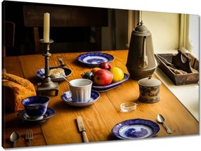 Vászonkép 90x60 Ünnepi reggeli