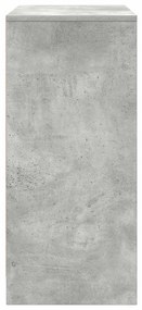 betonszürke szerelt fa cipőszekrény 57x34x76 cm