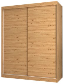 Aldabra IGA 160 B tolóajtós gardróbszekrény 120x61x200, sima, tölgy
