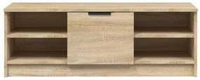 sonoma-tölgyszínű szerelt fa TV-szekrény 102 x 35,5 x 36,5 cm