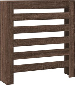 vidaXL barna tölgyszínű szerelt fa radiátorburkolat 78 x 20 x 82 cm