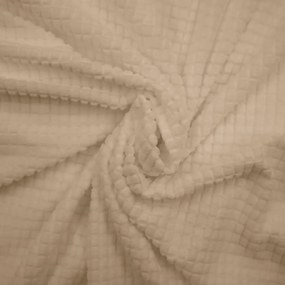 Barna háromszemélyes gumis kanapé huzat Sacha – douceur d'intérieur