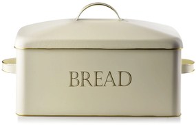 Fém fehér kenyértartó doboz Vintage Chlebak